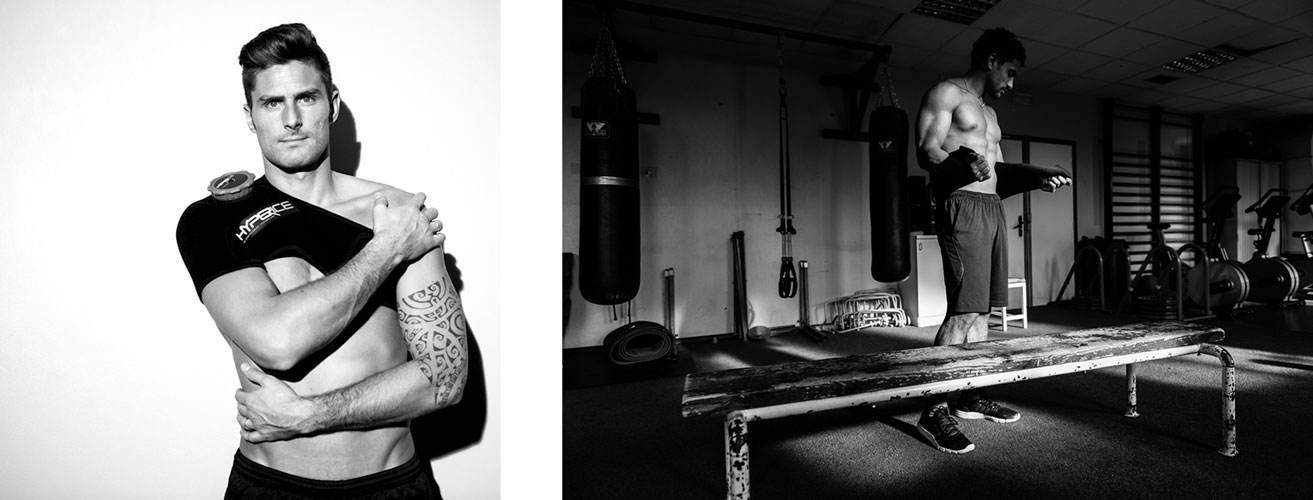 Hyperice athlete portrait